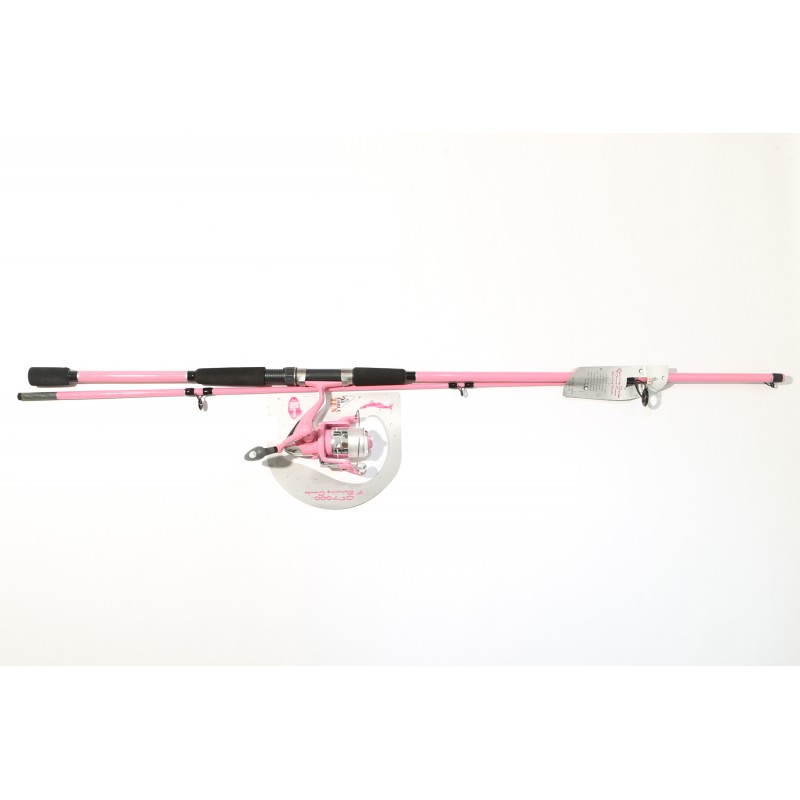 Force Ten Spin Rod 7' Combo Pink