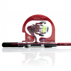 Force Ten Spin Rod 6’ Combo Red - M8795